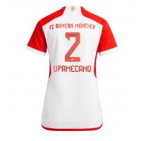 Bayern Munich Dayot Upamecano #2 Replica Home Shirt Ladies 2023-24 Short Sleeve